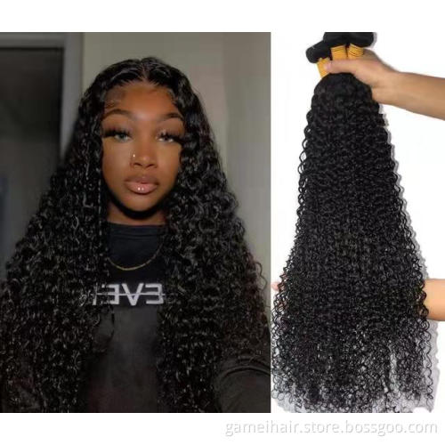 Mink 10a Brazilian water Wave Virgin Hair Bundles 100% Unprocessed Human Hair Bundles With frontal bundle vendor